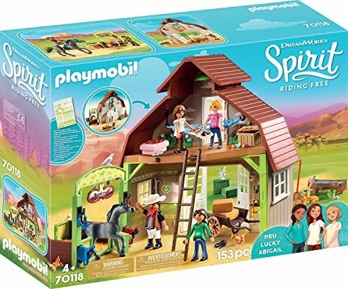 Playmobil - Barn with Lucky - Playmobil - Merchandise - Playmobil - 4008789701183 - 1. mai 2019