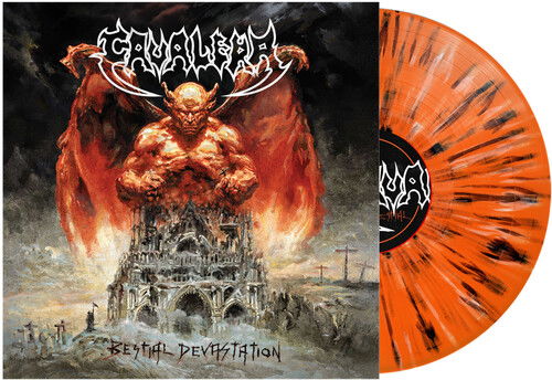Cover for Cavalera · Bestial Devastation - Orange Black &amp; White (LP) (2023)