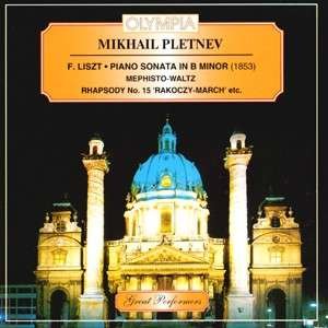 Cover for Mikhail Pletnev · Piano Sonata in B Minor, Mephisto-waltz, (CD)