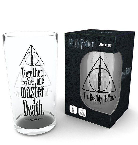 Deathly Hallows Glass - Harry Potter - Produtos - HARRY POTTER - 5028486364183 - 24 de abril de 2019