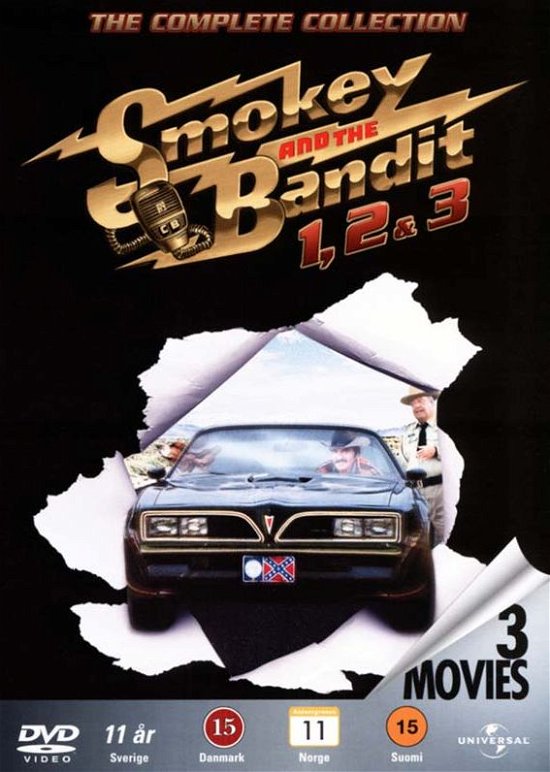 Cover for Det Vilde Ræs 1-3 · Smokey and the Bandit 1-3 (DVD) (2009)