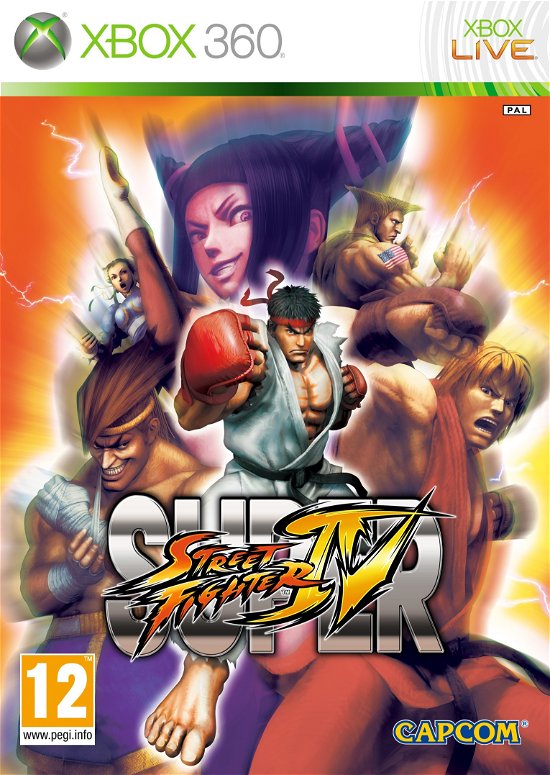 Cover for Spil-xbox · Super Street Fighter 4 (X360) (2010)