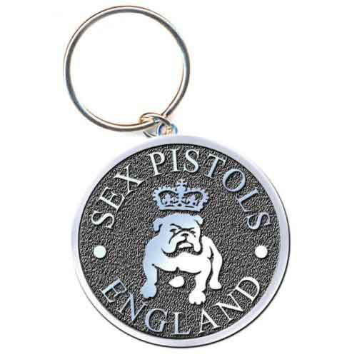 The Sex Pistols Keychain: Bull Dog (Enamel In-fill) - Sex Pistols - The - Fanituote - Live Nation - 182476 - 5055295311183 - keskiviikko 22. lokakuuta 2014