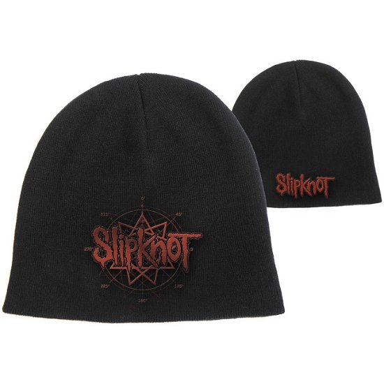 Slipknot · Slipknot Unisex Beanie Hat: Logo (CLOTHES) [Black - Unisex edition] (2014)