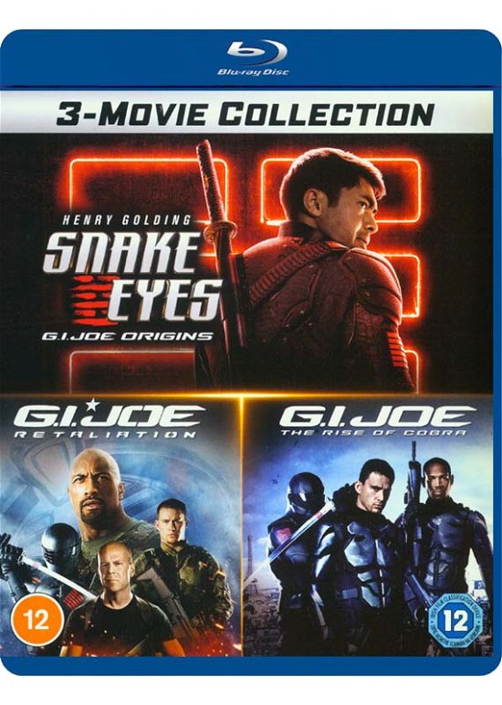 GI Joe Trilogy - The Rise of Cobra /  Retaliation / Snake Eyes - Gi Joe Triple Pack (Region Free - NO RETURNS) - Filme - Paramount Pictures - 5056453202183 - 15. November 2021