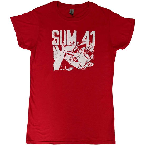 Sum 41 Ladies T-Shirt: Embrace (Ex-Tour) - Sum 41 - Merchandise -  - 5056561068183 - April 4, 2023