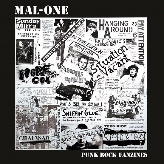 Cover for Mal-One · Punk Rock Fanzines (7&quot;) (2023)