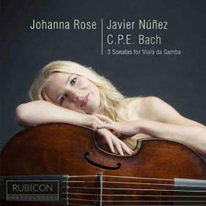 3 Sonatas for Viola Da Gamba - Carl Philipp Emanuel Bach - Musik - RUBICON - 5065002149183 - 19. oktober 2017
