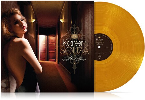 Cover for Karen Souza · Hotel Souza (Ltd. Crystal Amber Vinyl) (LP) [Coloured edition] (2023)