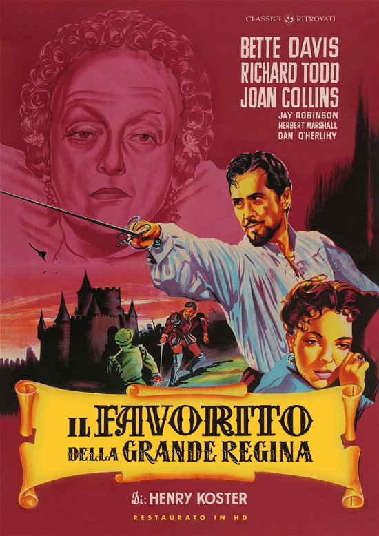Cover for Joan Collins Bette Davis Herbert Marshall Richard · Favorito Della Grande Regina (Il) (Restaurato In Hd) (DVD) (2022)