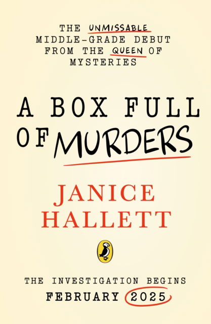 A Box Full of Murders - Janice Hallett - Książki - Penguin Random House Children's UK - 9780241636183 - 5 czerwca 2025