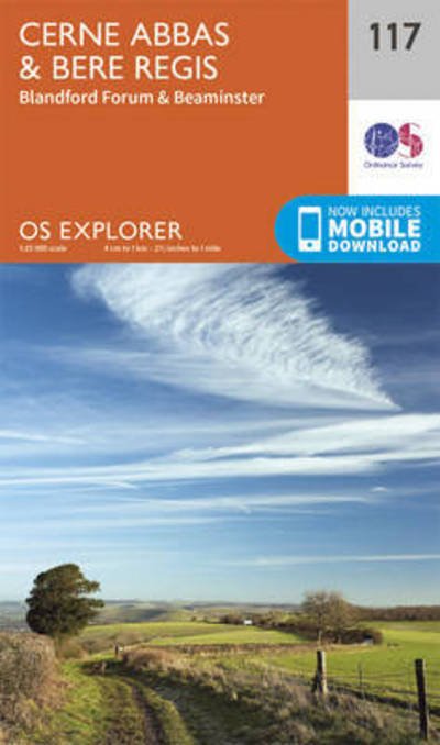 Cover for Ordnance Survey · Cerne Abbas and Bere Regis, Blandford Forum and Beaminster - OS Explorer Map (Landkarten) [September 2015 edition] (2015)