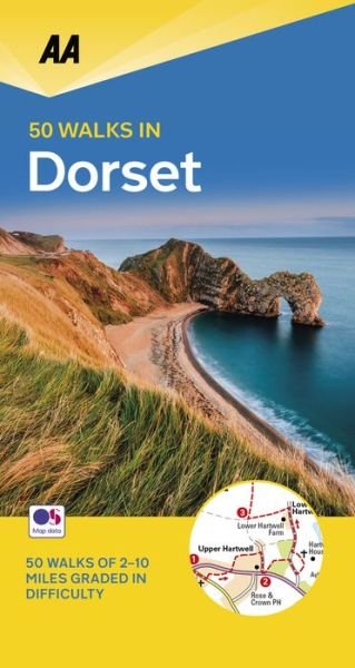Cover for Aa Publishing · 50 Walks in Dorset - AA 50 Walks (Pocketbok) [4 New edition] (2019)