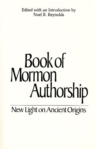 Cover for Noel B. Reynolds · Book of Mormon Authorship (Farms Reprint) (Paperback Book) (1982)