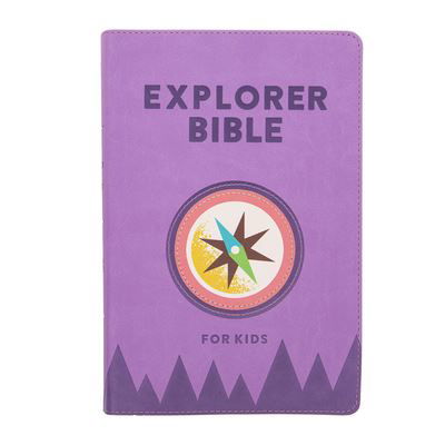 Cover for Csb Bibles By Holman · CSB Explorer Bible for Kids, Lavender Compass LeatherTouch (Läderbok) (2022)