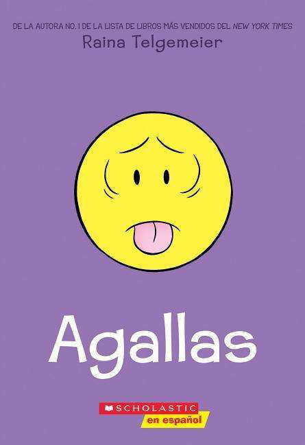 Cover for Raina Telgemeier · Agallas (Guts) (Paperback Bog) (2020)