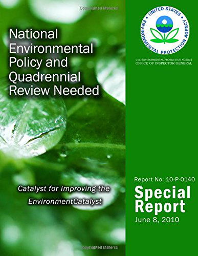 Cover for U.s. Environmental Protection Agency · National Environmental Policy and Quadrennial Review Needed (Pocketbok) (2014)