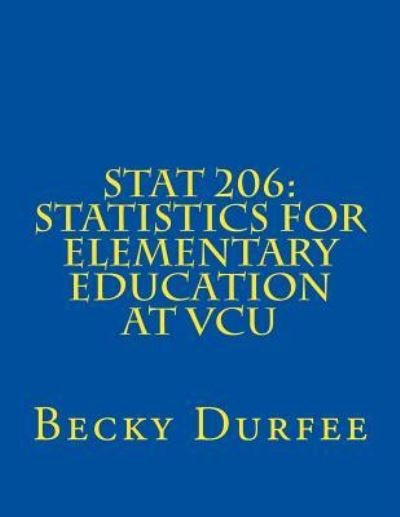 Cover for Becky Durfee · Stat 206 (Paperback Bog) (2016)