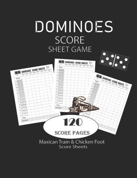 Dominoes Score Sheets Game - Oma Carroll - Boeken - Independently Published - 9781695225183 - 23 september 2019