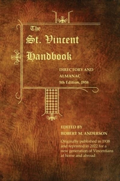 Cover for Robert Anderson · St. Vincent Handbook Directory and Almanac, 5th Edition (Buch) (2022)