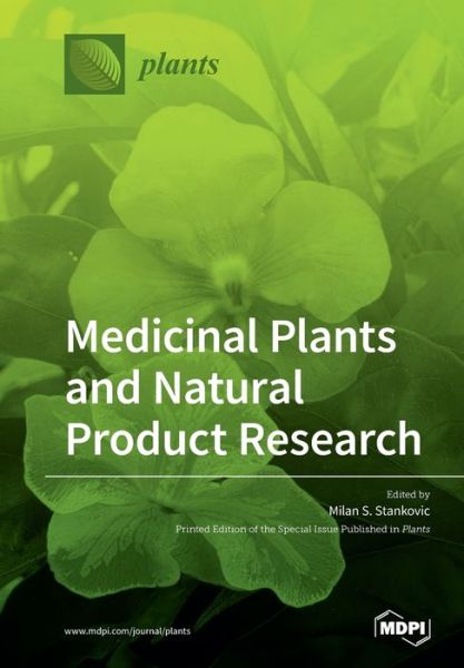 Cover for Milan Stankovic · Medicinal Plants and Natural Product Research (Paperback Book) (2020)