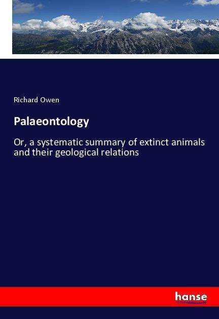 Cover for Owen · Palaeontology (Buch)