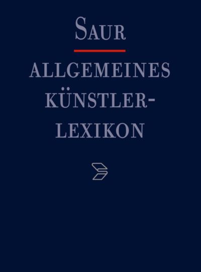 Cover for Allgemeines Kunstlerlexikon (Akl), Teil 2, Kunstlerische Berufe (Innbunden bok) (2009)