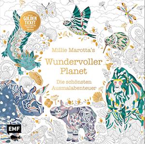 Cover for Millie Marotta · Millie Marotta's Wundervoller Planet – Die schönsten Ausmal-Abenteuer (Book) (2024)