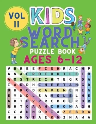 Cover for Shanice Johnson · Kids Word Search Puzzle Book Ages 6-12 (Paperback Book) (2021)