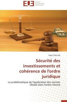 Cover for Fall · Sécurité des investissements et co (Bok)