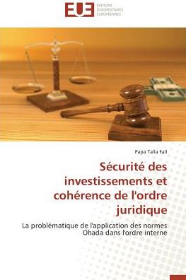 Cover for Fall · Sécurité des investissements et co (Book)