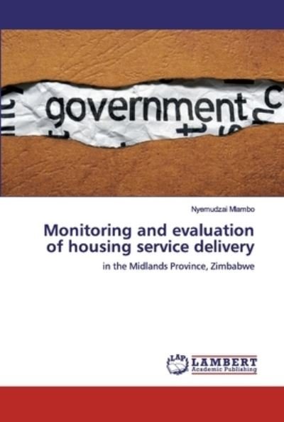 Cover for Mlambo · Monitoring and evaluation of hou (Book) (2019)