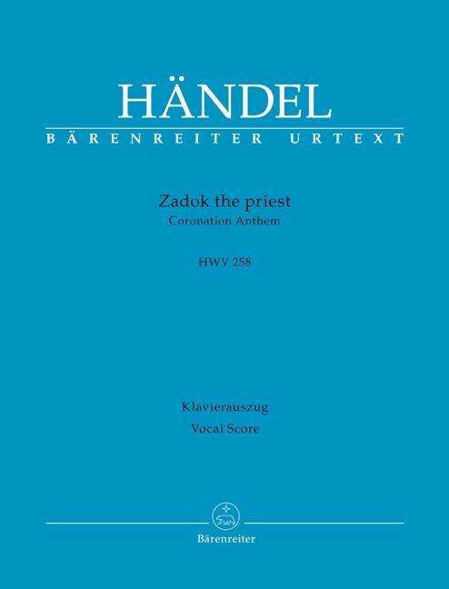 Cover for Handel · Zadok the Priest, Klavierauszug (Bok)