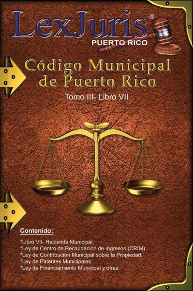 Cover for Juan M Diaz Rivera · Codigo Municipal de Puerto Rico. Tomo III- Libro VII-Hacienda Municipal. (Paperback Book) (2020)