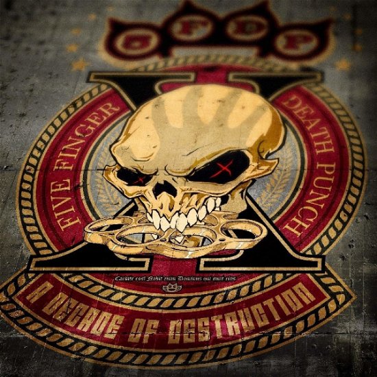 Cover for Five Finger Death Punch · A Decade Of Destruction [Explicit Content] (Gatefold LP Jacket) (2 Lp's) (LP) (2018)