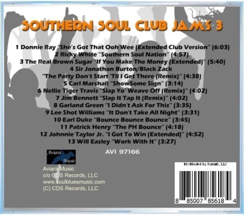 Cover for Southern Soul Club Jams 3 / Various (CD) (2021)