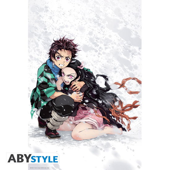 DEMON SLAYER - Tanjiro & Nezuko Snow - Poster 91x6 - P.Derive - Merchandise -  - 3665361070184 - 30. Mai 2022