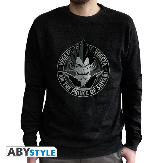 Cover for Abystyle · Dragon Ball - Sweat Vintage - Vegeta Men Used Blac (Legetøj) [size XXL] (2019)