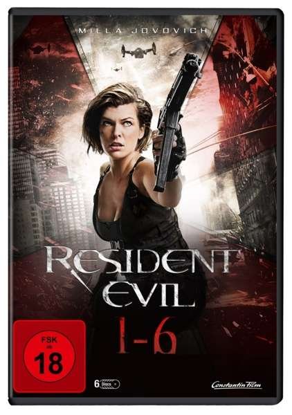 Milla Jovovich,michelle Rodriguez,eric Mabius · Resident Evil 1-6 (DVD) (2019)