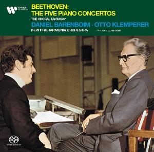 Cover for Daniel Barenboim &amp; Otto Klemperer · Beethoven: The Five Piano Concertos (CD) (2025)