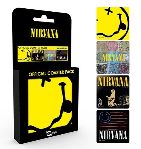 Untersetzer 4er Set - Nirvana - Nirvana - Koopwaar -  - 5028486338184 - 23 november 2017
