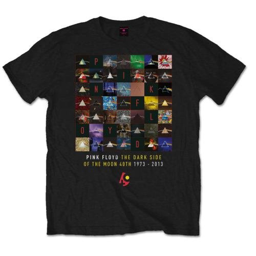 Cover for Pink Floyd · Pink Floyd Unisex T-Shirt: DSOTM 40th Variations (T-shirt) [size M] [Black - Unisex edition]