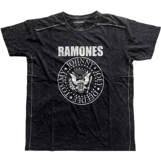 Cover for Ramones · Ramones Unisex T-Shirt: Presidential Seal (Wash Collection) (T-shirt) [size M] [Black - Unisex edition]