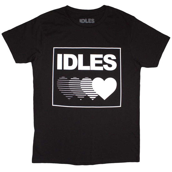 Idles Unisex T-Shirt: Gradient Heart - Idles - Gadżety -  - 5056737279184 - 30 sierpnia 2024