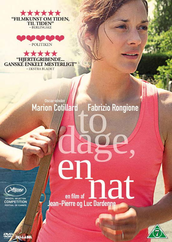 Cover for Jean-Pierre &amp; Luc Dardenne · To Dage, Én Nat (DVD) (2015)