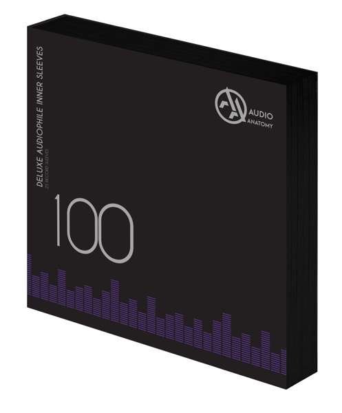 100 x 12" Deluxe Audiophile Antistatic Inner Sleeves (Black) - Audio Anatomy - Musik - Audio Anatomy - 5906660083184 - 21. Oktober 2017