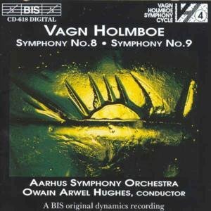 Cover for Holmboe / Hughes / Aarhus Symphony · Symphonies 8 &amp; 9 (CD) (1995)
