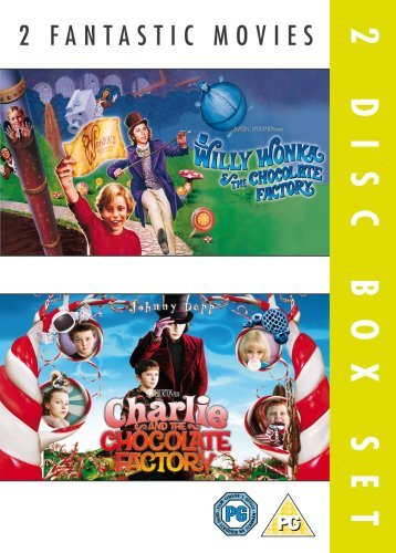 Cover for Willy Wonka Twinpack Dvds · Willy Wonka and The Chocolate Factory / Charlie And The Chocolate Factory (DVD) (2007)