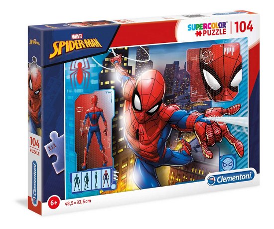 Cover for Clementoni · Puslespil SUPER 3 SPIDER-MAN, 104 brikker (Jigsaw Puzzle) (2023)