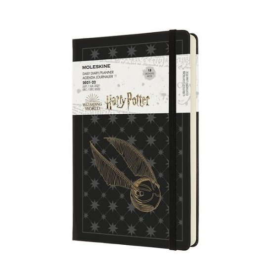 Moleskine Ltd. Ed. Harry Potter 2022 18-Month Daily Large Hardcover Notebook: Black - Moleskine - Books - MOLESKINE - 8056420857184 - April 7, 2021